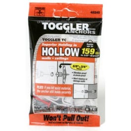 TC Hollow Wall Anchors, 5/8-3/4-In., 5-Pk.