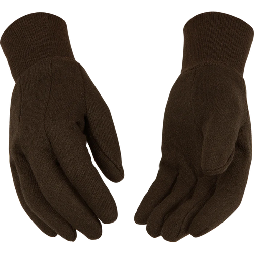 Kinco Kids' 9 oz Brown Jersey Gloves