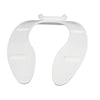 Stream33 S331241-1922-WH Plastic Elongated Open Front Heavy Duty Toilet Seat