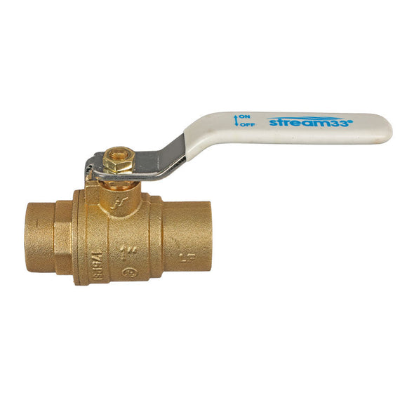 Stream33 Sweat Full Port Ball Valve