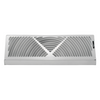 Breeze33 Baseboard Diffuser White Steel