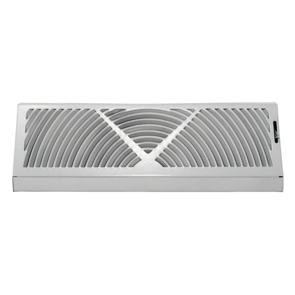 Breeze33 Baseboard Diffuser White Steel