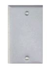 Teddico Steel One Gang Blank Cover