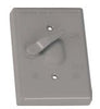 Teddico One Gang Weatherproof Toggle Switch Covers - Die Cast Metal