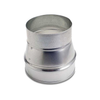 Heating & Cooling Products 43104036 Non-Crimped Heavy Gauge Tapered Reducer, 4 x 3 in, 26 ga, Galvanized, Steel