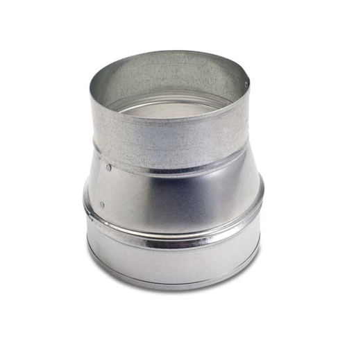 Heating & Cooling Products 43104036 Non-Crimped Heavy Gauge Tapered Reducer, 4 x 3 in, 26 ga, Galvanized, Steel
