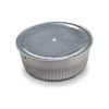 Heating & Cooling Products 02104000 Cleanout Tee Cap, 4 in, Crimped Connection, Galvanized, Steel