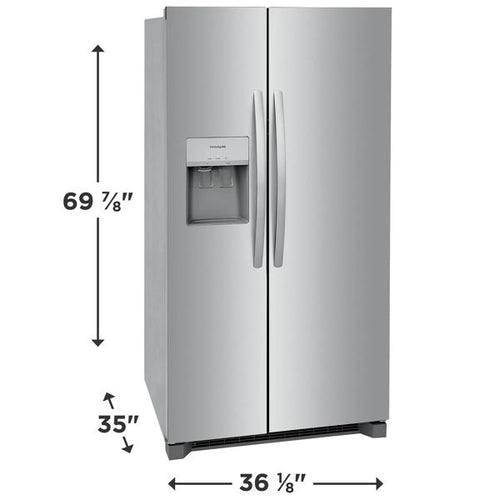 Frigidaire 26 Cu. Ft. 36 Standard-Depth Side-by-Side Refrigerator
