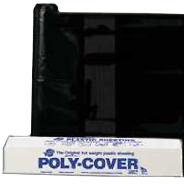 FILM 12X100X4 MILL BLACK POLY-COVER