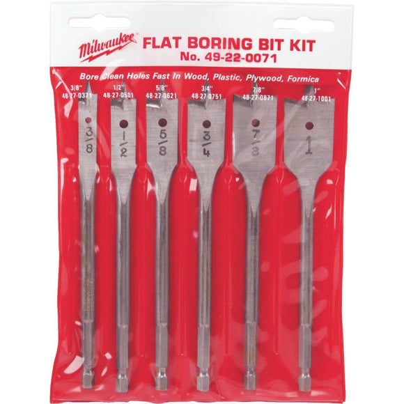 Milwaukee 6-Piece Universal Spade Bit Set