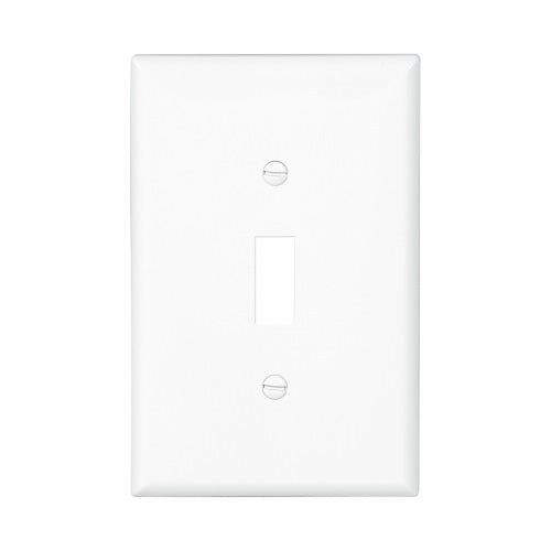 Eaton Cooper Wiring Toggle Wallplate, White (White)